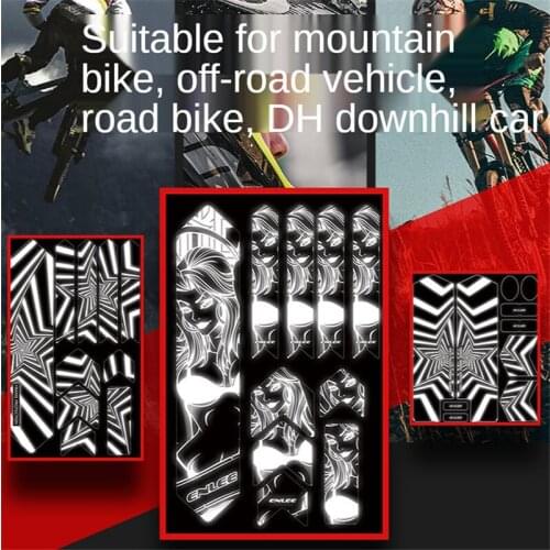 MTB Bike Best Glue Removeable Stickers Anti-Skid Push Guard Frame Cover 3D Road Bicycle Paster Scratch-Resistant Protector