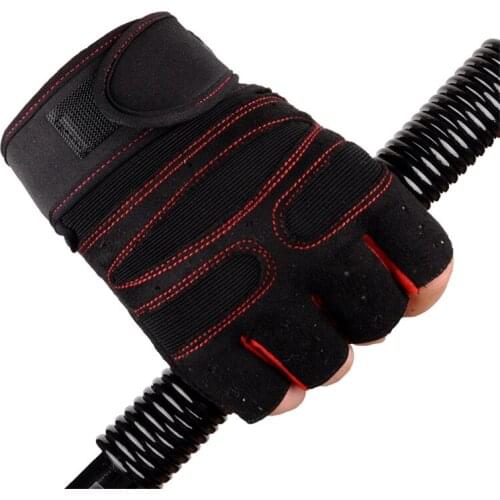 M-XL Gym Gloves Heavyweight Sports Exercise Weight Lifting Gloves Body Building Training Sport Fitness Gloves