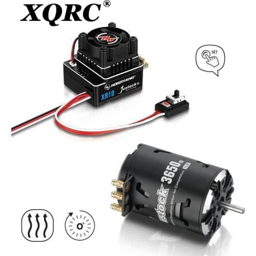 RC Car Hobbywing Xerun XR10 Justock G3 60A Sensored Brushless ESC Speed Controller + 3650 motor for 1/10 Flat Sports Drift Cars
