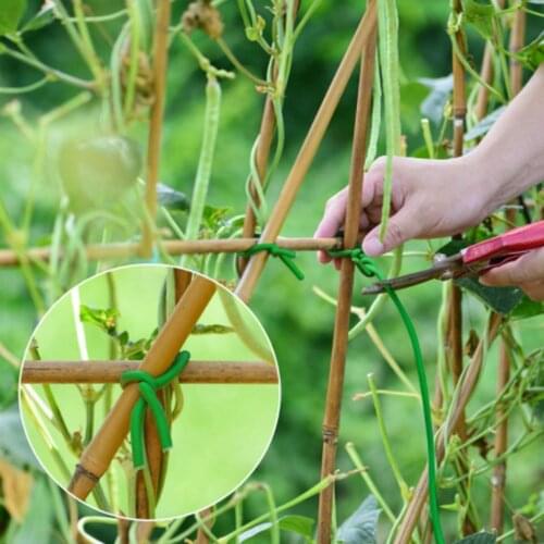 Reusable Garden Plant Kinks With Soft Cord Tie for Garden Planting