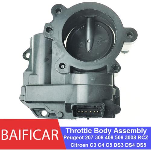 Baificar New Genuine Throttle Body Assembly V862418980 163672 For Peugeot 207 308 408 508 3008 RCZ Citroen C3 C4 C5 DS3 DS4 DS5