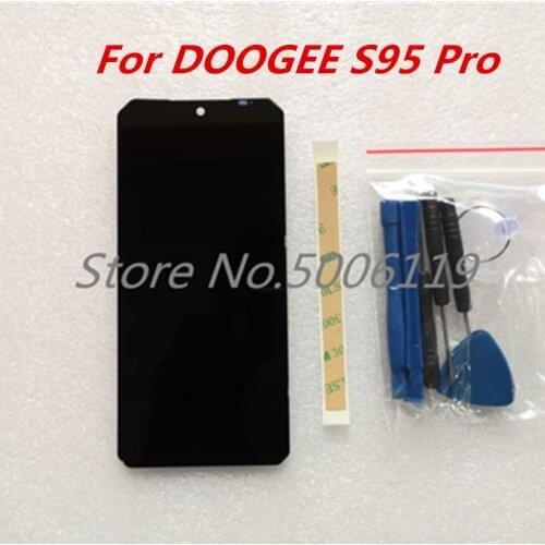 Original For DOOGEE S95 Pro 6.3inch 1080x2160 LCD Display + Touch Screen Digitizer Assembly Replacement Glass For DOOGEE S95