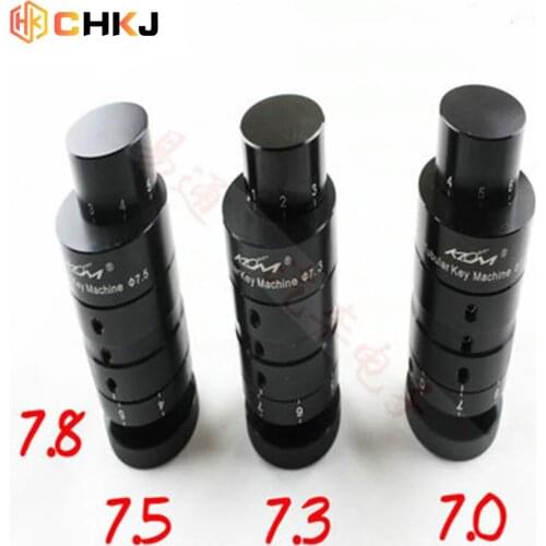 CHKJ South Korea KLOM Portable Plum Key Copier Tubular Computerized Key Cutting Machine Cutters With 7.0mm 7.3mm 7.5mm 7.8 mm