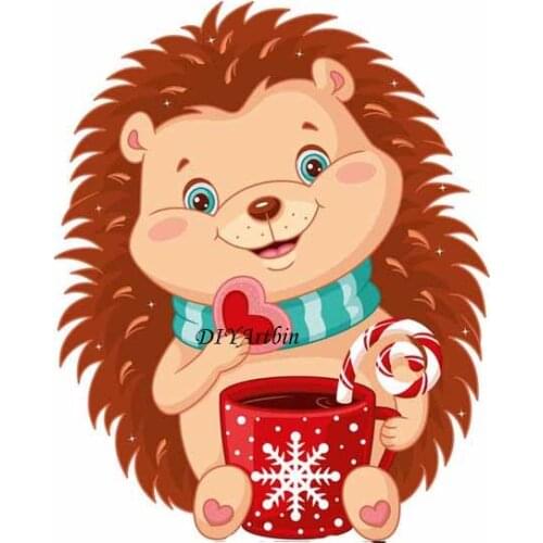 Christmas Hedgehog Coffee Cup dies scrapbooking nouveau arrivage 2020 Scrapbooking Craft Supplies Paper Card Making Stencil Dies