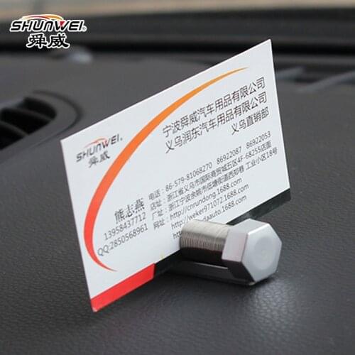 Shunwei card clip car card clip metal spring auto supplies sd-1310