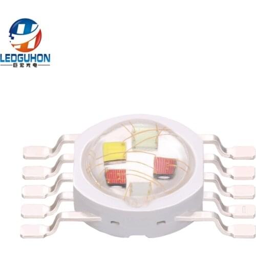 10W RGB white yellow 10pins led diode use for stage lighting