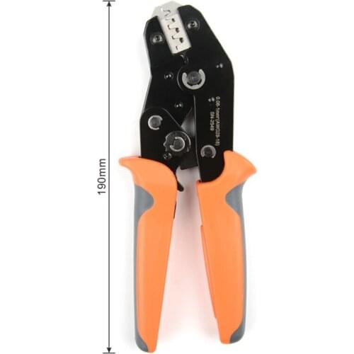 Universal Wire Terminal Crimping Tool for AWG 28-18, 0.08-1.0mm2, Crimping Tool, 2.8/3.0/3.96/4.8 Ratcheting Wire Crimper