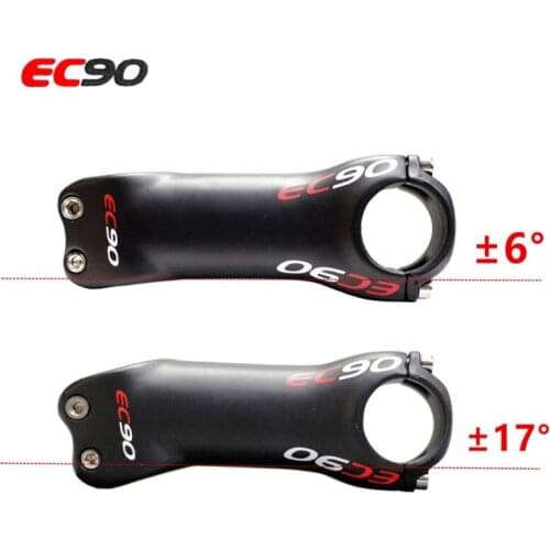 Full Carbon Fiber Bicycle Rod Stem Road Ultra-Light Bike 6/17° Handlebar Stems