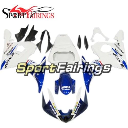 YZF-R6 2005 Full Fairings For Yamaha YZF600 R6 Year 2005 ABS Motorcycle Fairing Kit Bodywork Cowlings Gloss Blue White Body Kits