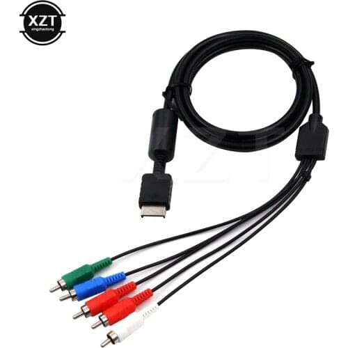 1pcs For Sony PS2 PS3 Slim HDTV AV Audio Video Cable Component 1.8M Cable Cord 480P Game Conversion Adapter Cable adapter newest