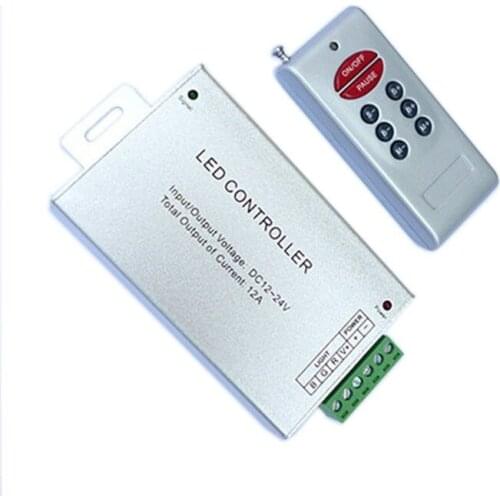 10set/lot Wholesale DC 12v - 24v Wireless Rf Remote Controler 6 Keys For Led Strip Light