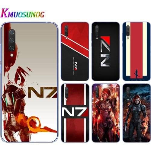 N7 Mass Effect For Xiaomi Mi 11i 11 10i 10T 10 9T 9SE 9 8 A3 CC9 CC9E Note 10 Lite Pro Ultra Soft Phone Case