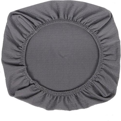 Stretch Removable Washable Dining Room Chair Protector Slipcovers/Home Decor Dining Room Seat Cover Grey_L