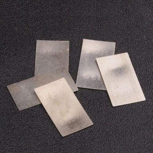 Easy Medium Hard Silver Soldering Sheet Plate Jewelry Welding Plate Tool Metal Forming Stamping Embossing Etching Blanks