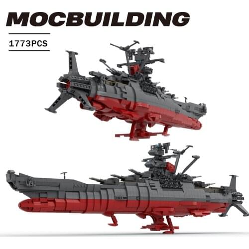 MOC Star Space Series Building Blocks Space Warship Ship Yamato Famous High-tech Toy Space Ship Kids Gift DIY Bricks Set Toys