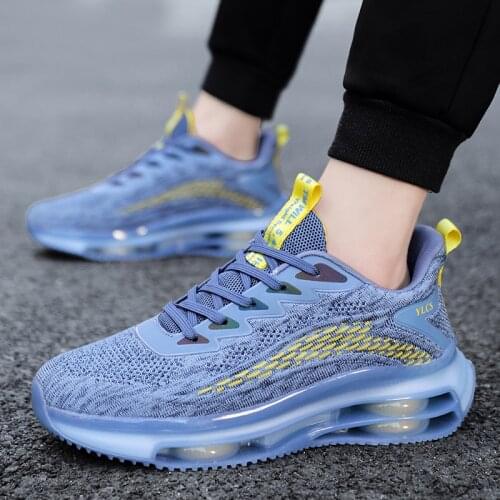 Men Shoes Air Cushion Sport Shoes Summer Marathon Running Shoes Man Trainers Lace-Up Breathable Mens Sneakers Chaussure Homme