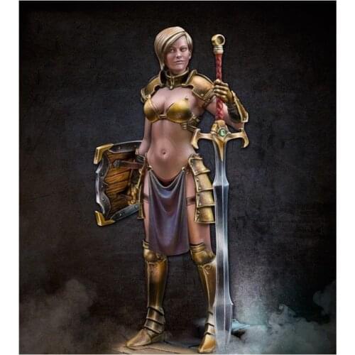 New Unassembled 1:24 75mm KEERA BLADE OF JUSTICE Army soldier Resin Kit DIY Toys Unpainted kits