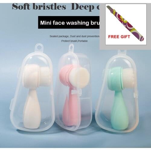 LIZY Facial Cleansing Brushes Washing Massage Face Cleaner Tool Soft Deep Face Pore Cleanser Skin Care Dirt Removal Skincare