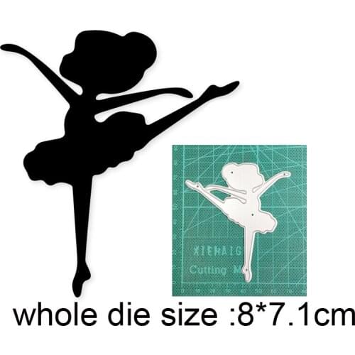 Dancing Girl Dies New 2021 Metal Cutting Dies for DIY Scrapbooking Paper and Card Making Decorative Embossing Dies Craft dies