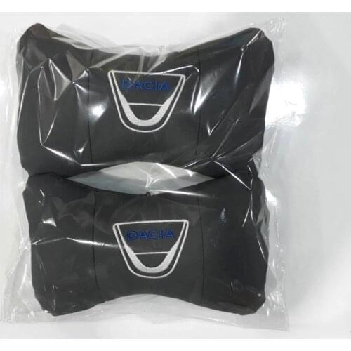 Bowtie Luxury Leather Neck COMFORT BACK Pillow for DACIA
