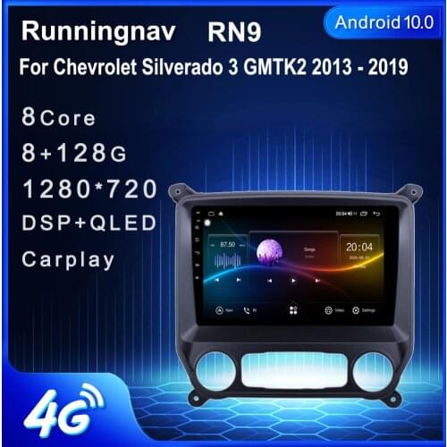 Runningnav For Chevrolet Silverado 3 GMTK2 2013 2014 2015 2016 - 2019 Android Car Radio Multimedia Video Player Navigation GPS