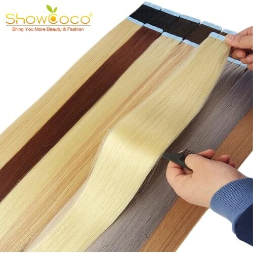ShowCoco Hair For Tape Extensions