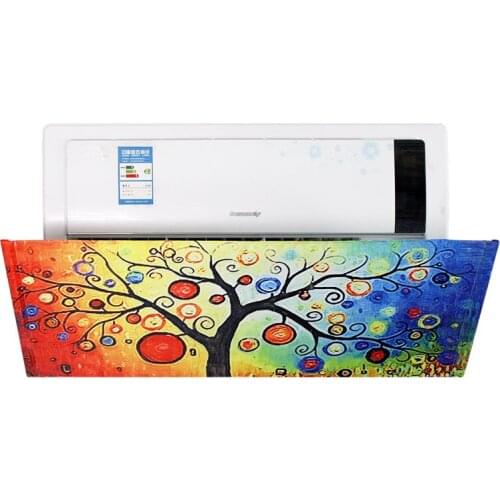 Adjustable Angle Air Conditioning Wind Shield Polyester Fabric for Home Bedroom Wall-mounted Air Conditioner Deflect FC34