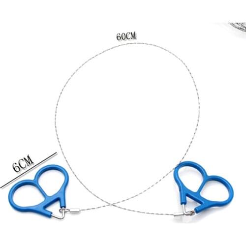 1PC Portable Stainless Steel Saw Wire Rope Core Outdoor Travel Camping Hiking Hunting Climbing survive Gear Pocket EDC Tool Kit