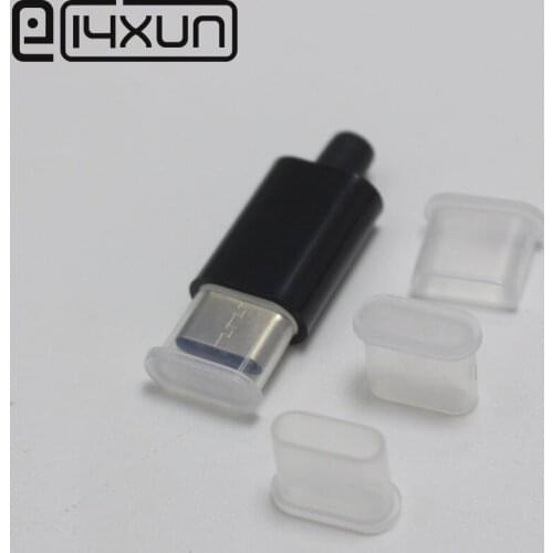 20PCS USB type-c cable case shell dust plug type c charger cove for xiaomi huawei p9 p10 letv cable wire Lid protection cap