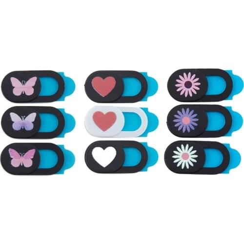 3pcs Webcam Cover Phone Privacy Protective Cover Laptop Lens Occlusion Privacy Cover Anti-Peeping Protector Shutter Slider