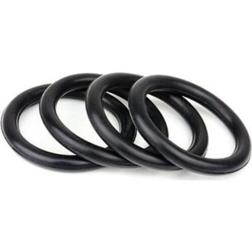 4PCS 5.5cm x 0.5cm Replacement Rubber O-Rings Gaskets Black Car bumpers Quick Release Fasteners