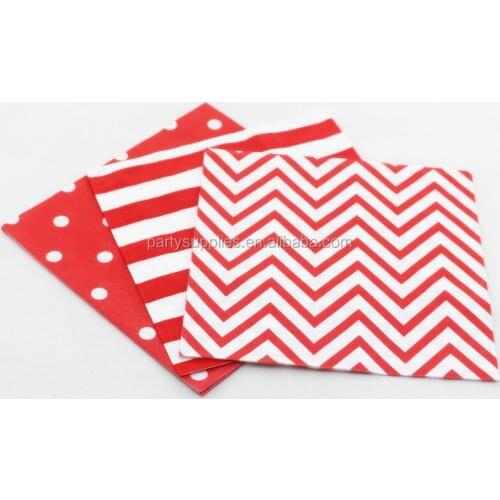 Free Shipping 1000PCS Red Paper Napkin Colorful Baby Shower Party Paper Napkins 16 colors to choose