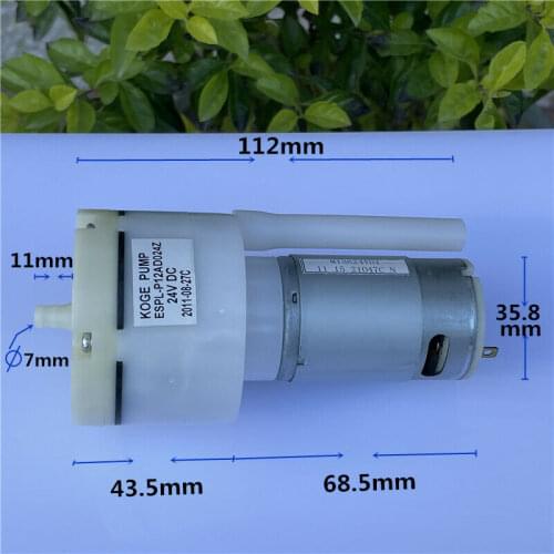 DC 12V-24V KOGE Micro 555 motor Vacuum Pump Oxygen Air Pump Large Flow DIY Fish Tank
