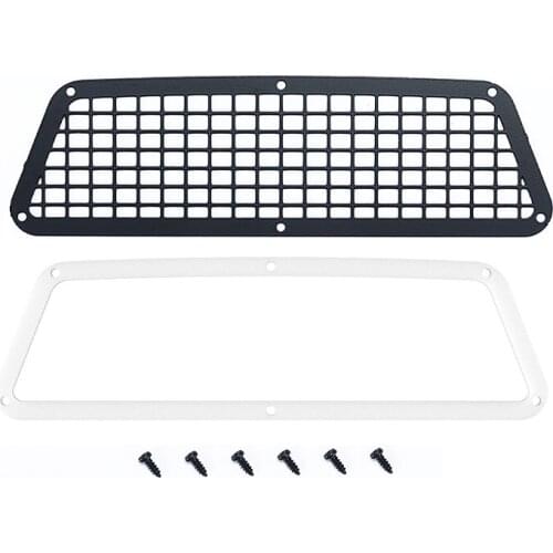 For WPL C14 C24 C24-1 Metal Simulation Rear Window Mesh Protective Net 1/16 RC Car Upgrade Parts Accessories