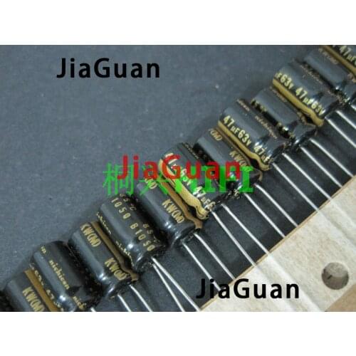 20pcs NICHICON KW 63V47UF 6.3X11MM audio electrolytic capacitor 47uF/63v kw 85 degrees FW upgrade version 47uf 63v