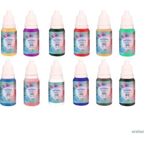 Art Ink Natural Pigment Colorant Dye Ink Diffusion UV Epoxy Resin Jewelry Making