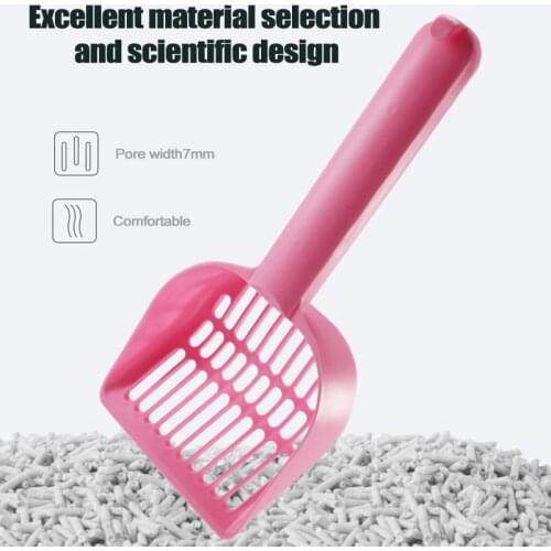 Pet Cat Litter Shovel Tool Plastic Cleaning Supplies Cat Litter Scoop Adapt To All Cats Artifact Pets Neater Scooper