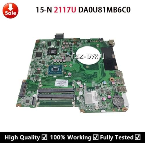 For HP Pavilion 15-n Series PC Laptop Motherboard 737983-001 737983-501 737983-601 HM76 2117U CPU DA0U81MB6C0 Mainboard