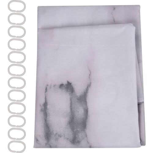 180X180Cm 3D Fashion Marble Printed Shower Curtain Bathroom Fabric Shower Curtain Home Decoration Waterproof