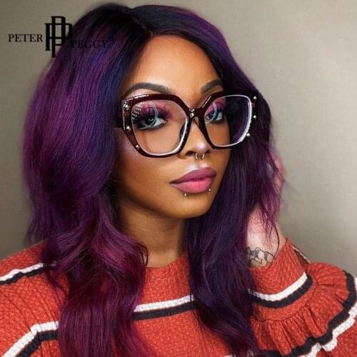 Oversized Square Glasses Frames Women Vintage Luxury Transparent Optical Eyewear Men Prescription Myopia Eyeglasses Frames