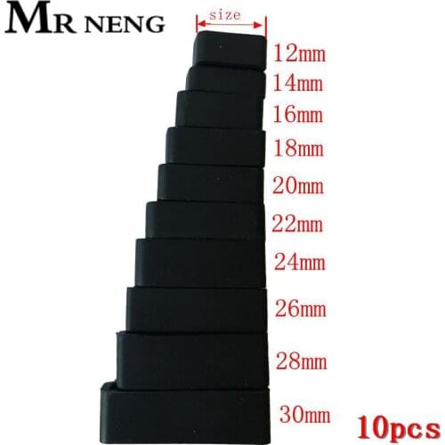 10PCS Soft Silicone Watch Band Strap Loops Rings Keepers Retainers Holders Watch Accessories 12 14 16 18 20 22mm 24mm 26 28 30mm