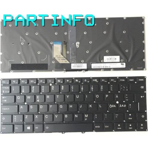 Brand new Denmark DN Keyboard for Lenovo YOGA910-13 YOGA910 YOGA5 PRO DN NE EU Keyboard BLACK with backlight