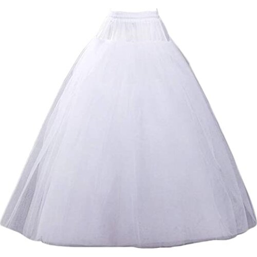 New Style Fresh Looking bridal Womens White A-line Wedding Accessories Petticoat Underskirt Slips