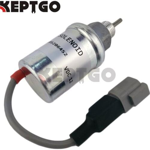 New U85206452 12V Shutoff Solenoid 185206452, 185206450, 185206420 For Perkins