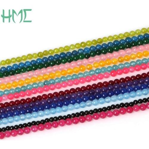 Wholesale Natural white marble additive colour Beads 13 Color to Selection 2MM 38CM 170pcs For Necklace crystal ornament