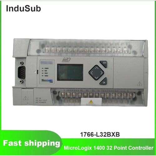 PLC 1766-L32BXB MicroLogix 1400 32 Point Controller 12 digital fast 24V dc inputs 1766L32BXB