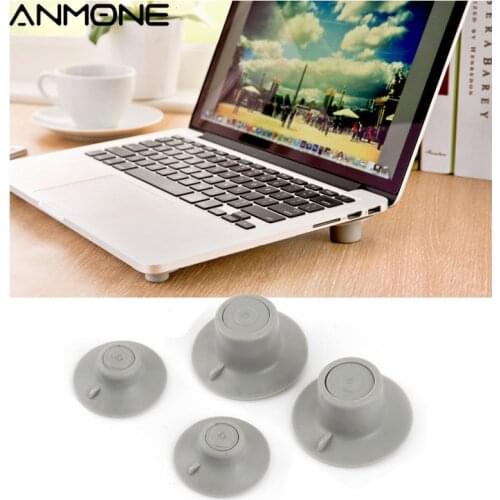 ANMONE Laptop Feet Pad Heat Reduction Holder For Macbook HP Lenovo Cooler Stand Portable Notebook Legs Set PC Accessories
