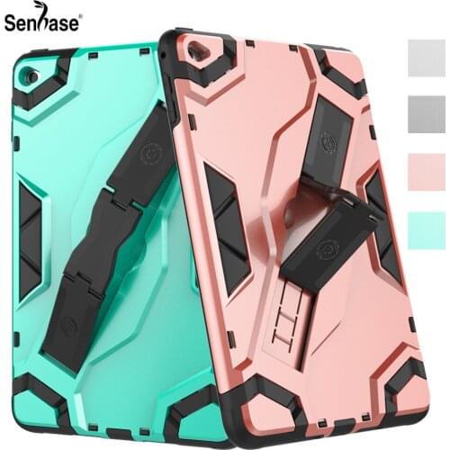 Shockproof Armor TPU+PC Portable Hand Strap Stand Tablet Cover For Apple iPad mini 5 2019 mini 4 mini5 mini4 A1538 A1550 Case