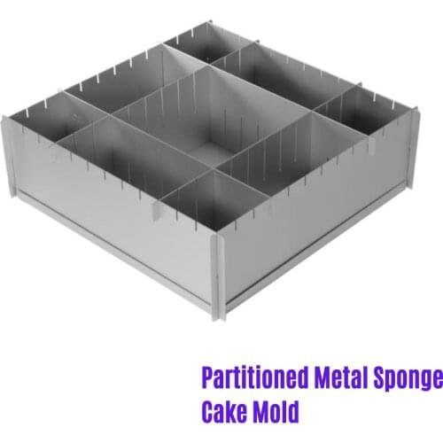 Partitioned Metal Sponge Cake Mold