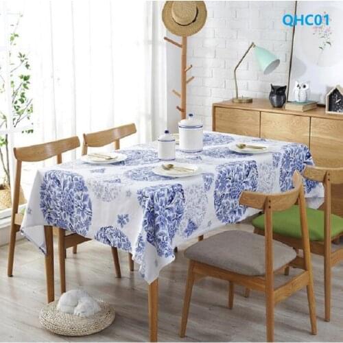 UBRUSH Modern tablecloth Cotton And Linen Table Cover 140*140 cm Waterproof Oilproof For Home Hotel Tablecloth Table Cover